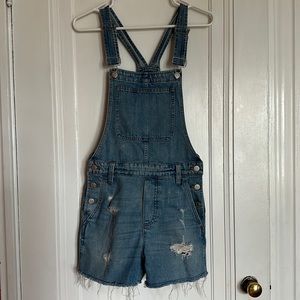 Madewell Overall Shorts (S)